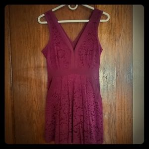 Free People purple dress.